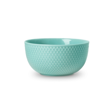 Lyngby Porcelæn Rhombe Color Skål Ø13 cm - Aqua